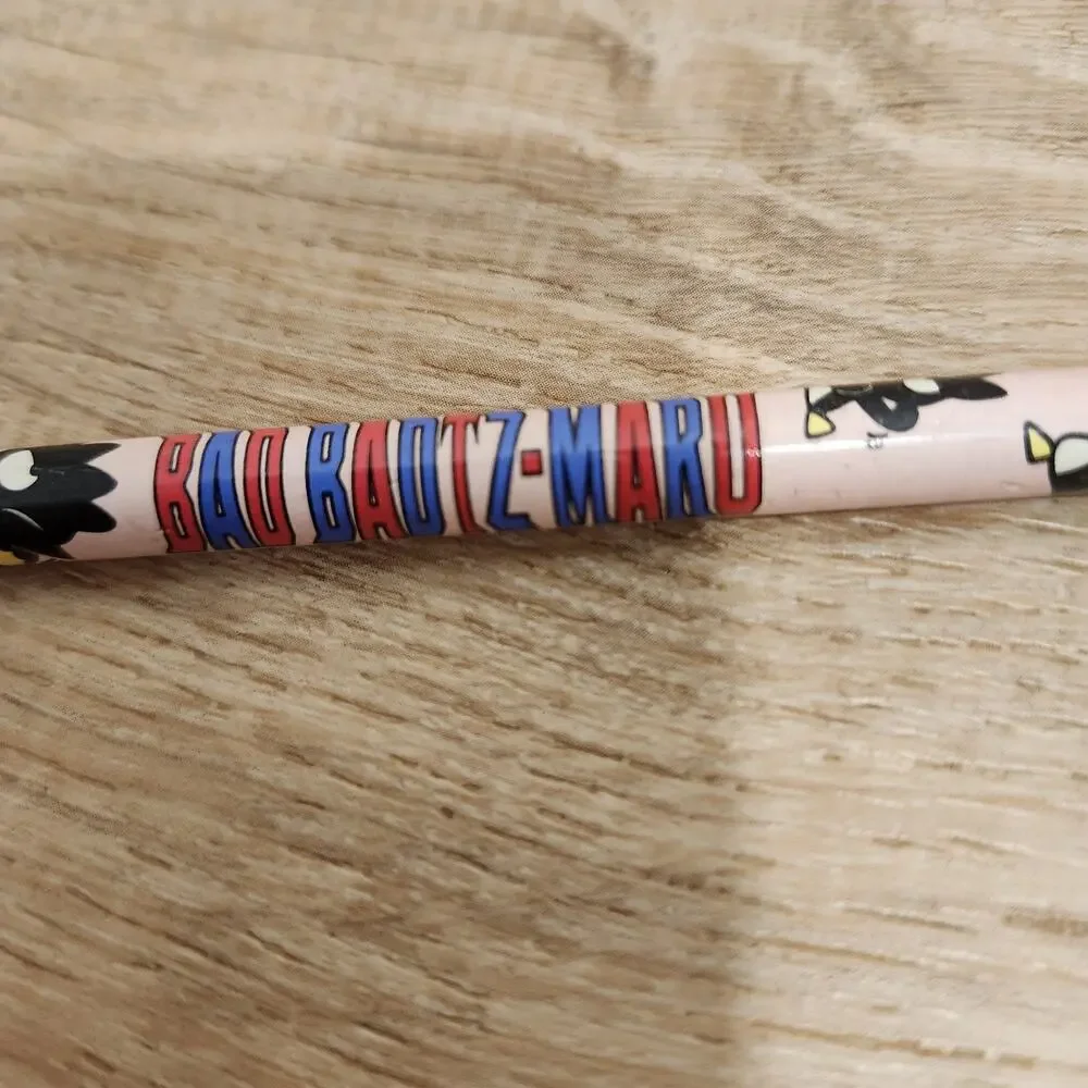 Sanrio Bad BADTZ-MARU Pencil Japan HB Used Sharpened Pink